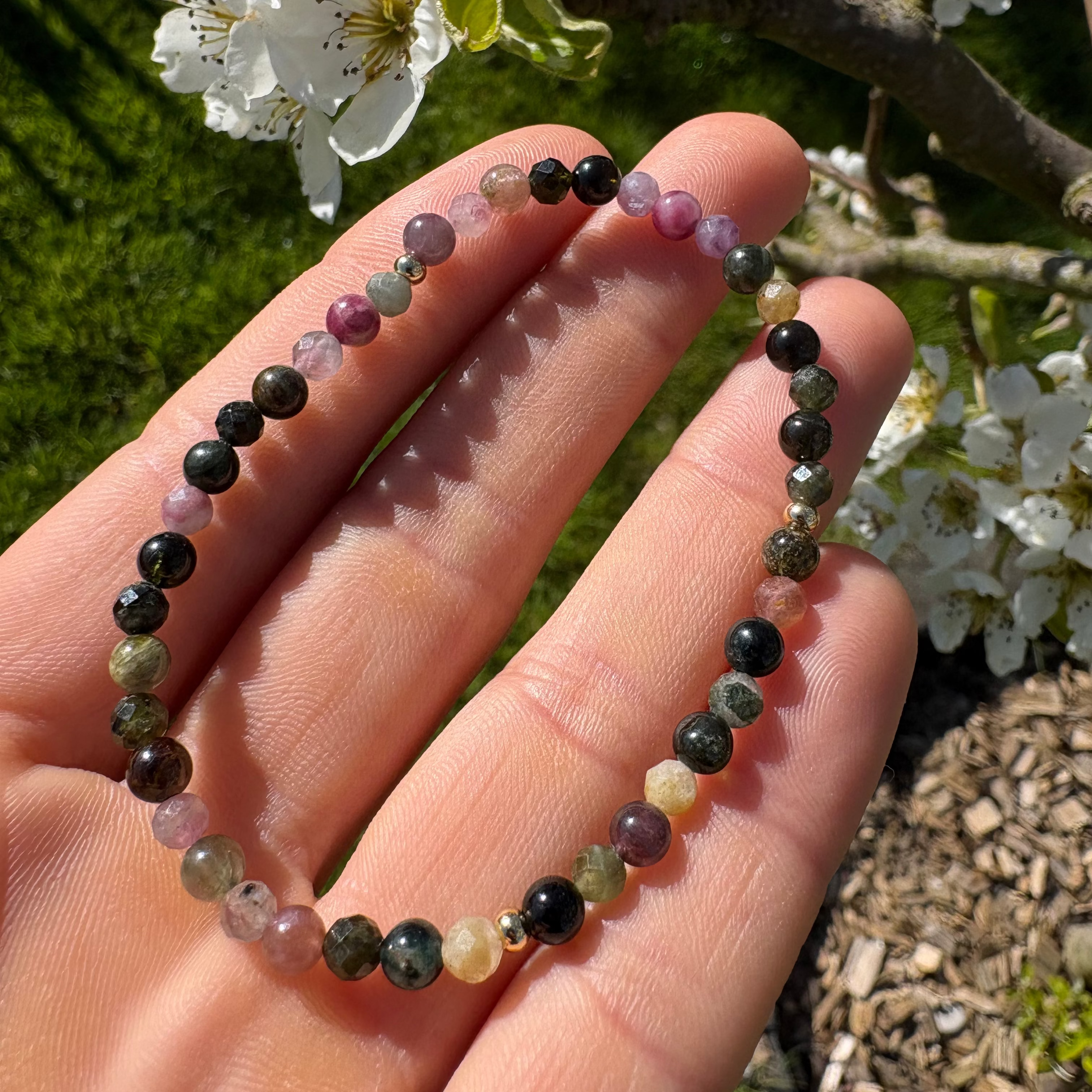 Armband bunter Turmalin