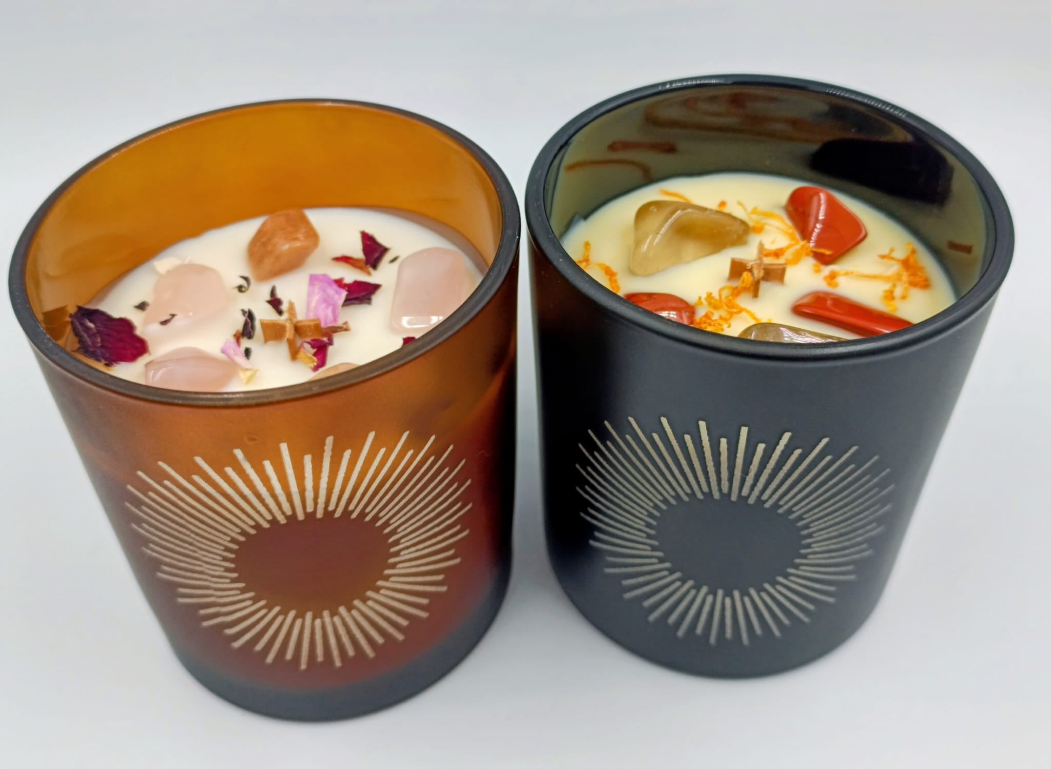 Edelsteinkerze Geborgenheit