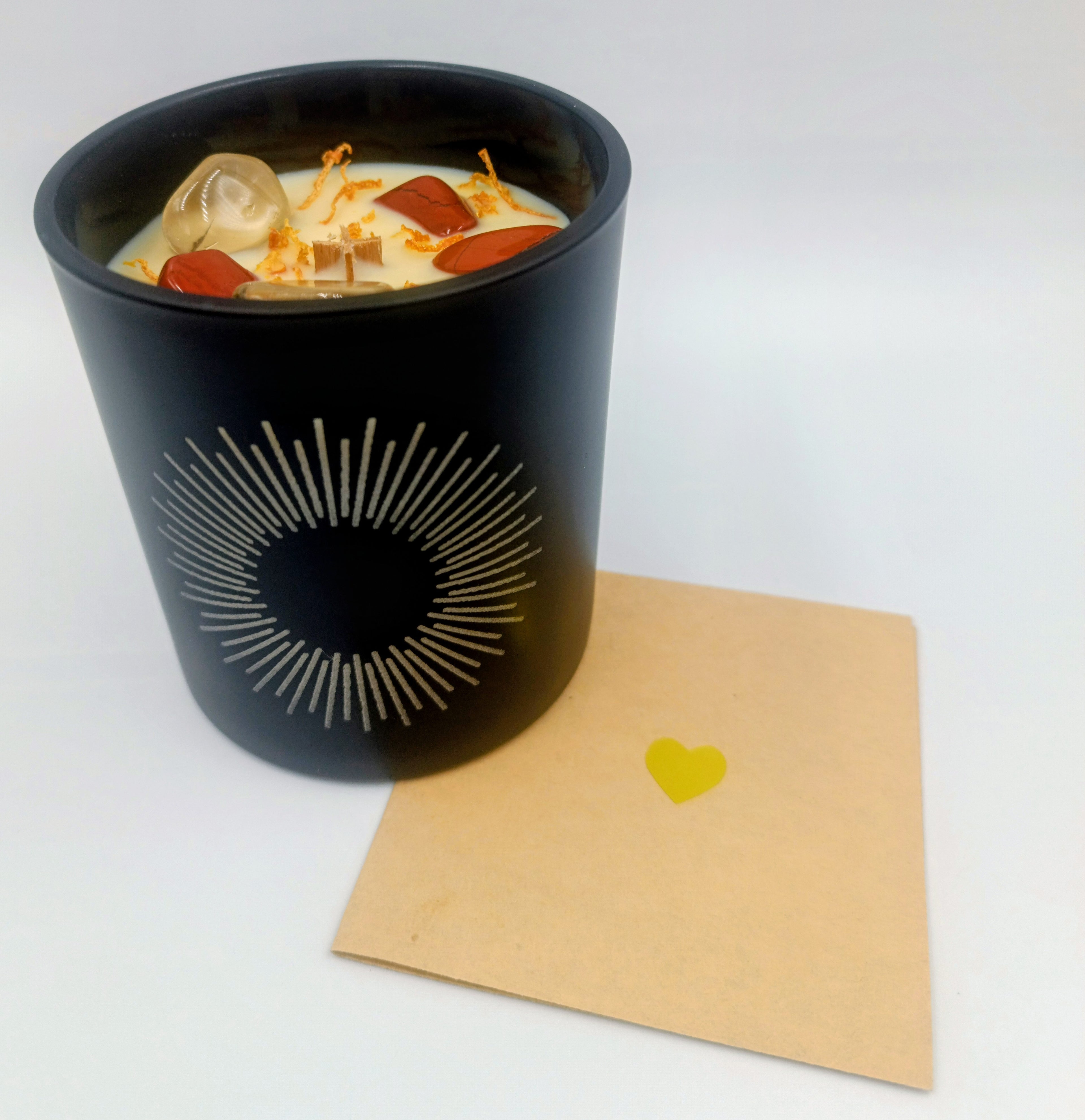 Edelsteinkerze Geborgenheit