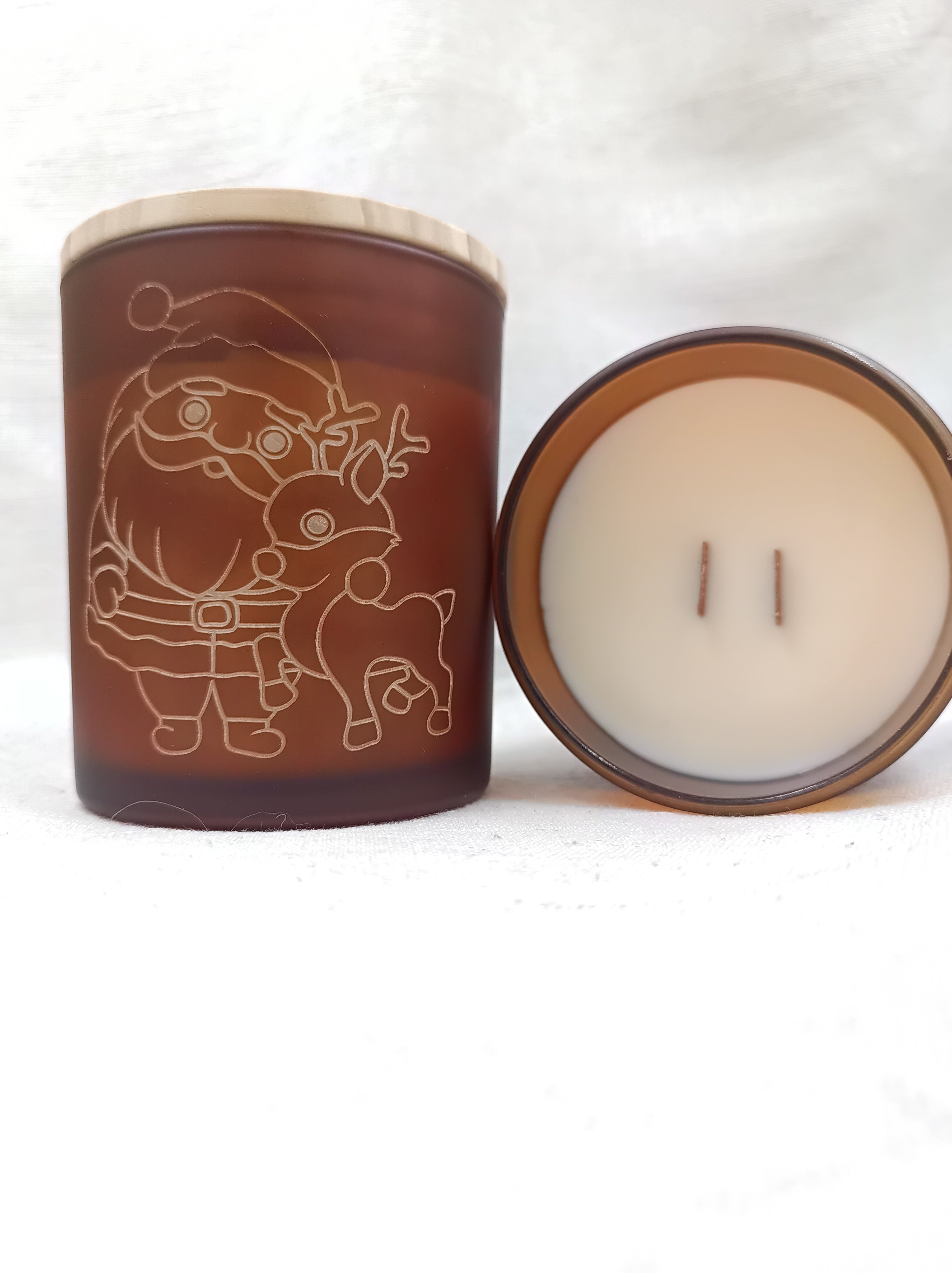 Holzdochtkerze Marzipan Vanille