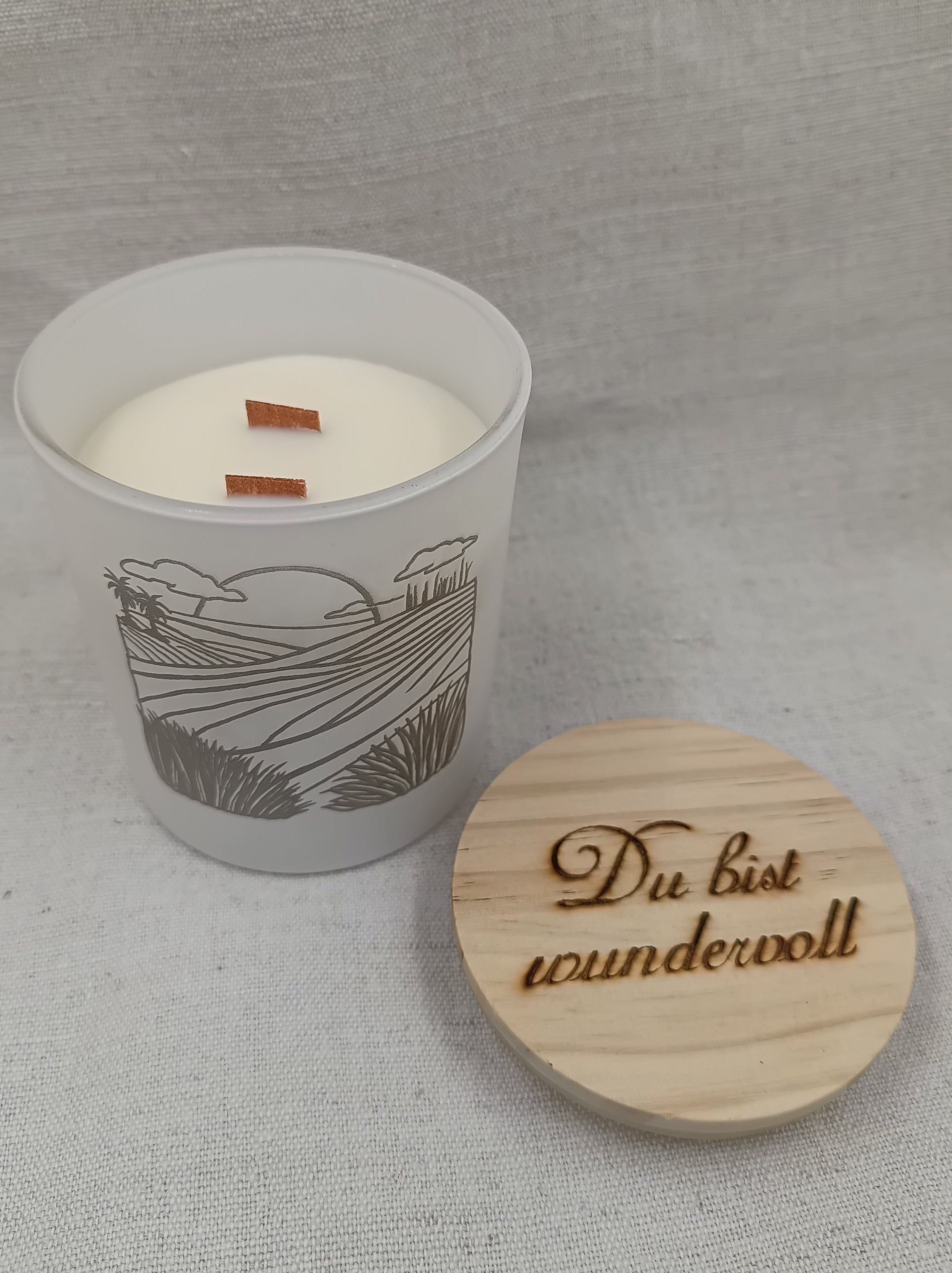 Holzdochtkerze Dünenliebe