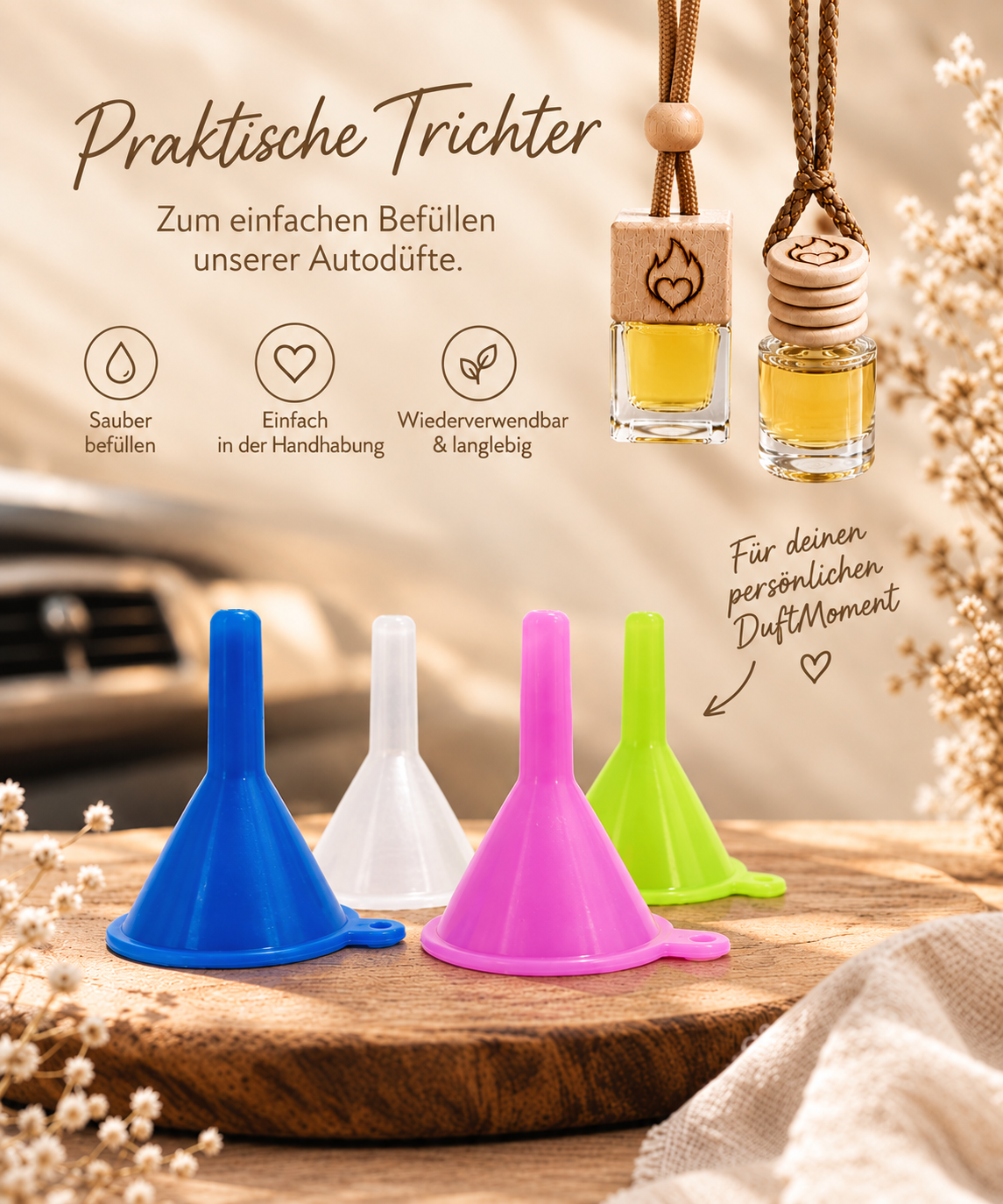 Trichter für Autodüfte