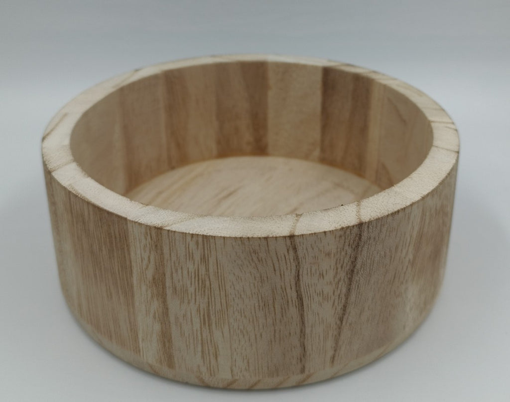 Windlicht mit Holzboden