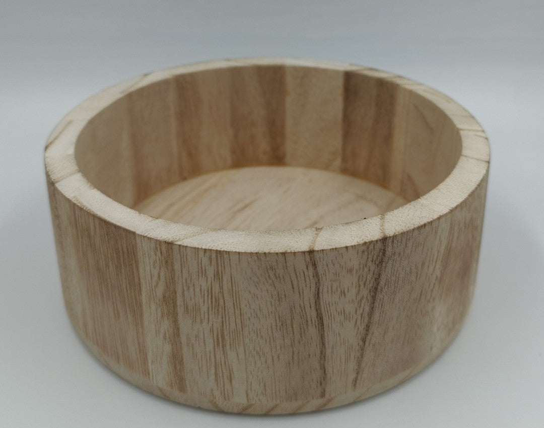 Windlicht mit Holzboden