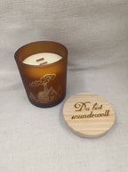 Holzdochtkerze Hüttenzauber