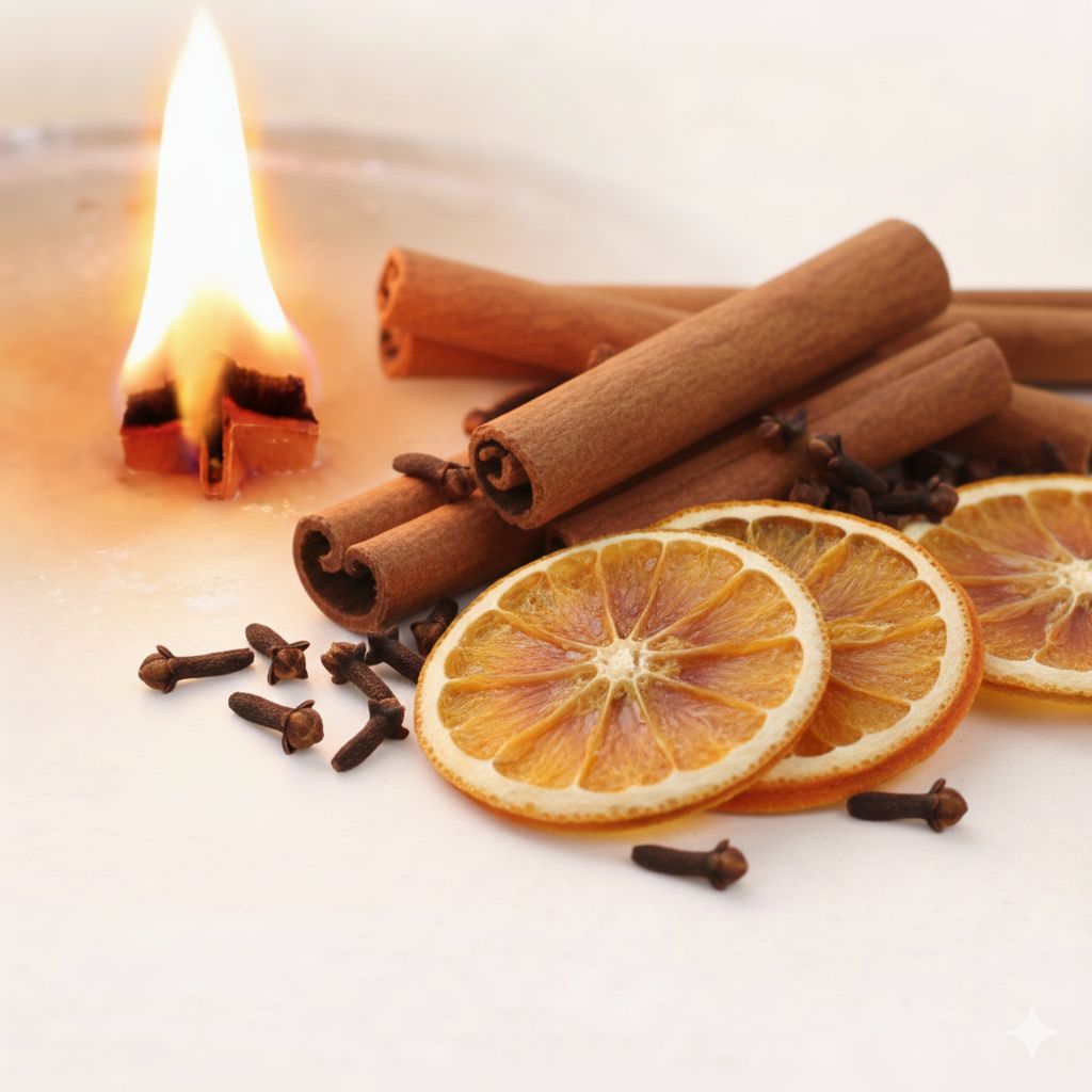 Holzdochtkerze Hüttenzauber