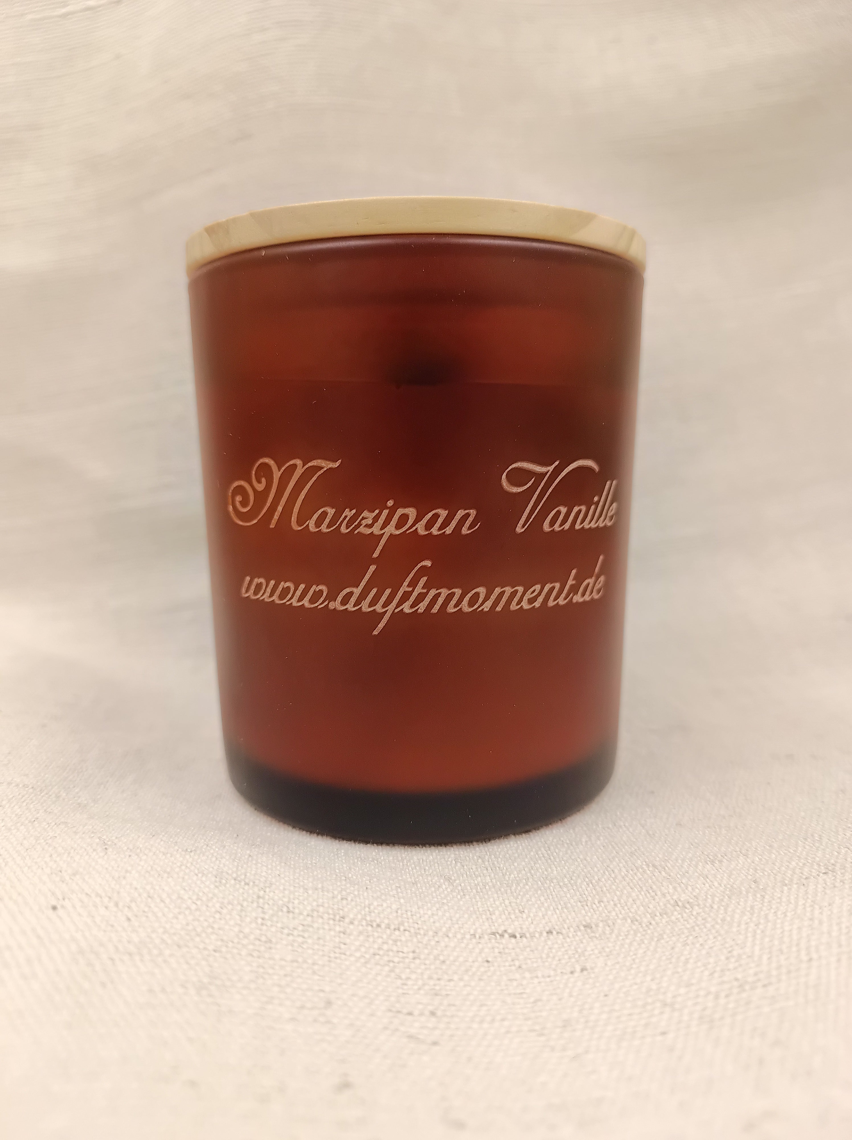 Holzdochtkerze Marzipan Vanille