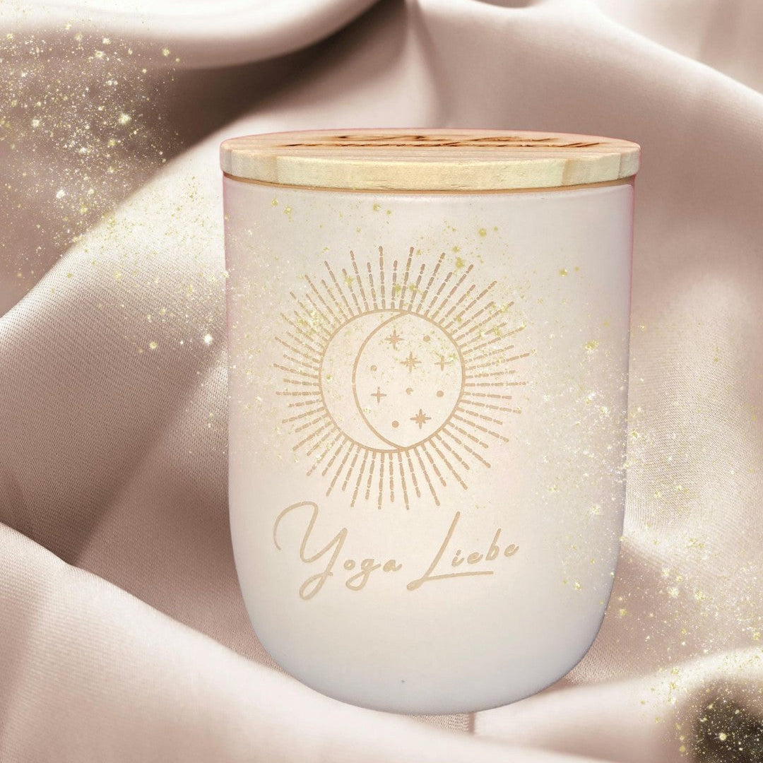 Holzdochtkerze YogaLiebe