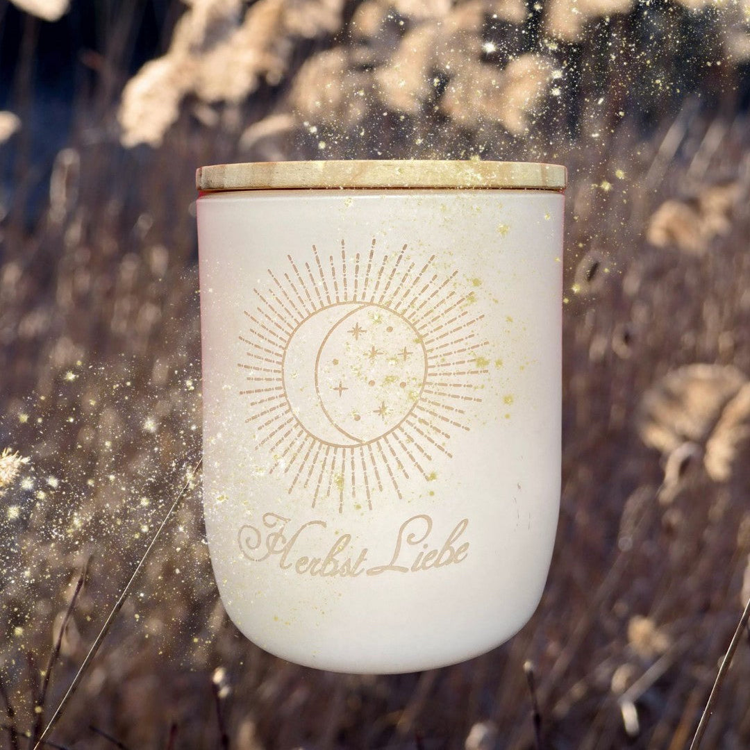 Holzdochtkerze HerbstLiebe